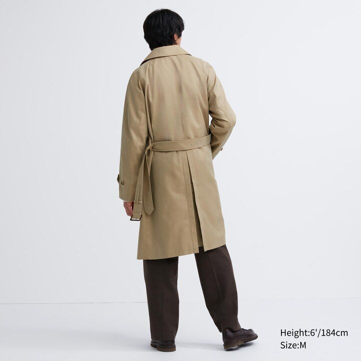 Navy Uniqlo Trench Coat | PNOHA-1720