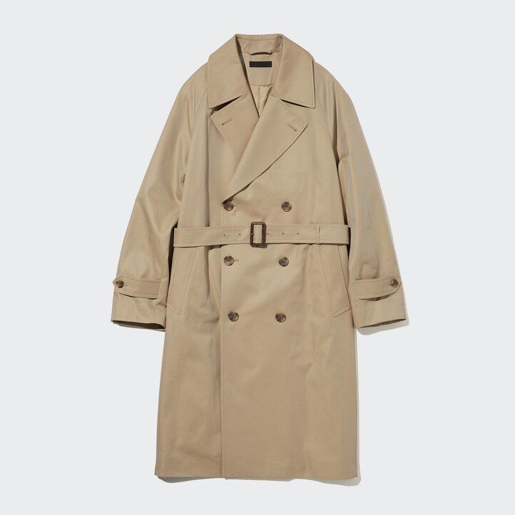Navy Uniqlo Trench Coat | PNOHA-1720