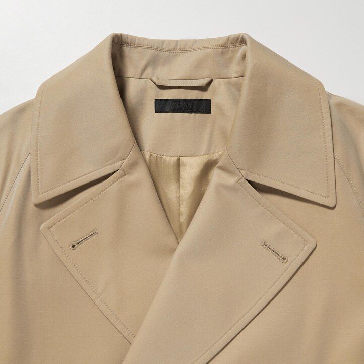 Navy Uniqlo Trench Coat | PNOHA-1720