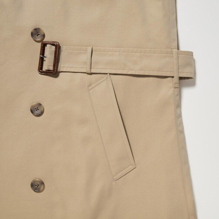Navy Uniqlo Trench Coat | PNOHA-1720
