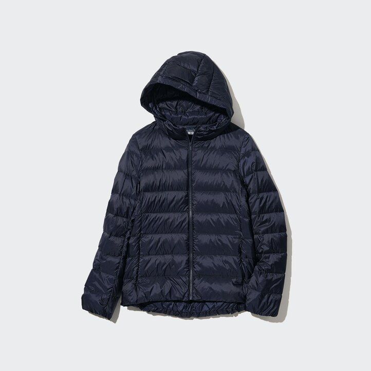 Navy Uniqlo Ultra Light Down Parka | ZQAOJ-8451