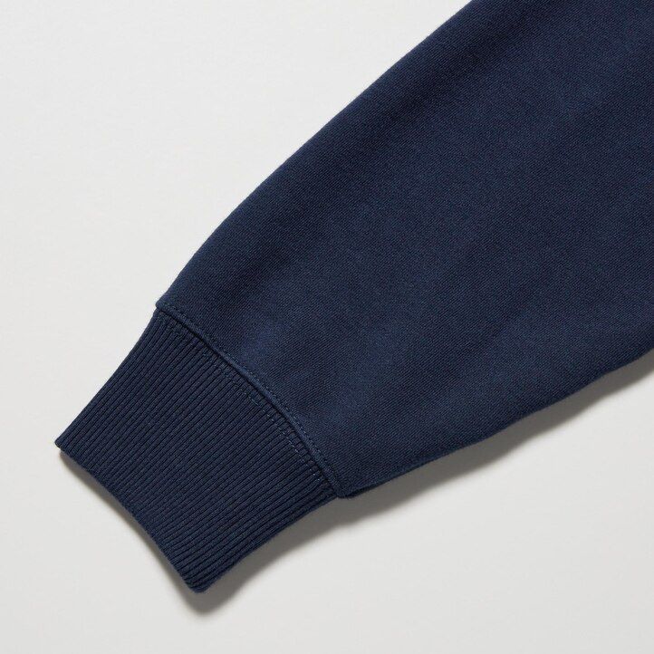 Navy Uniqlo Ultra Stretch Graphic Sweatshirt | UFQCB-3654