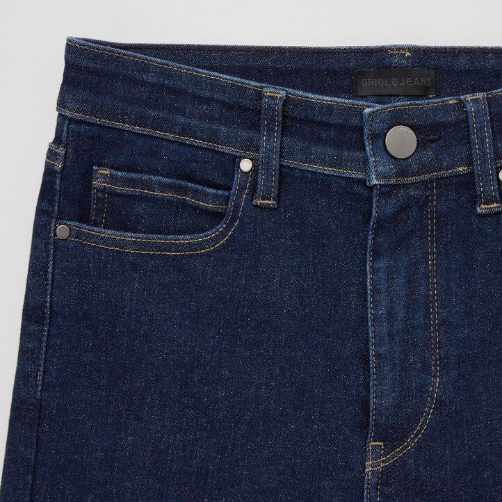 Navy Uniqlo Ultra Stretch High Rise Skinny Fit Jeans | QBKNR-7230