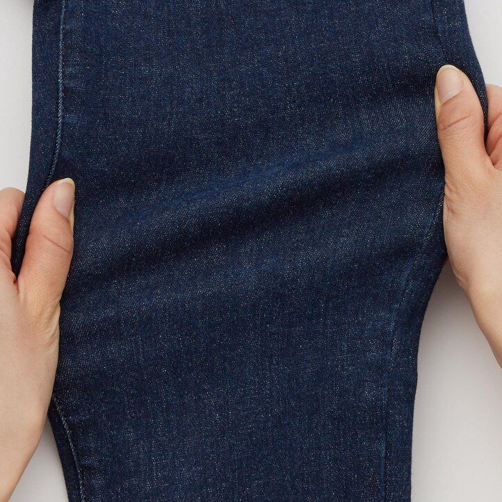 Navy Uniqlo Ultra Stretch High Rise Skinny Fit Jeans | QBKNR-7230