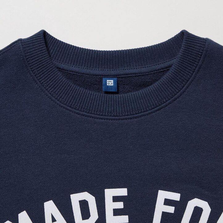 Navy Uniqlo Ultra Stretch Soft Sweatshirt | JNDEH-4152