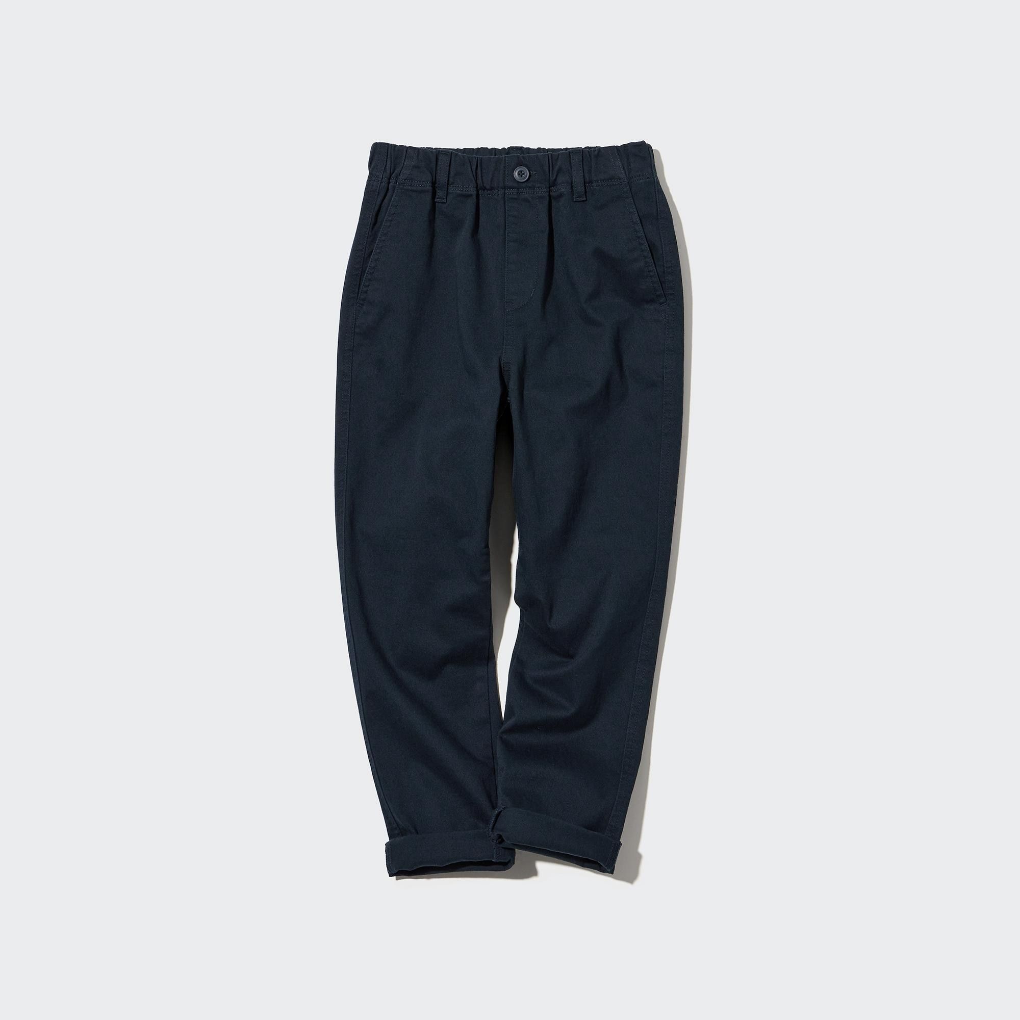Navy Uniqlo Ultra Stretch Tapered Jeans | RBAOW-8751