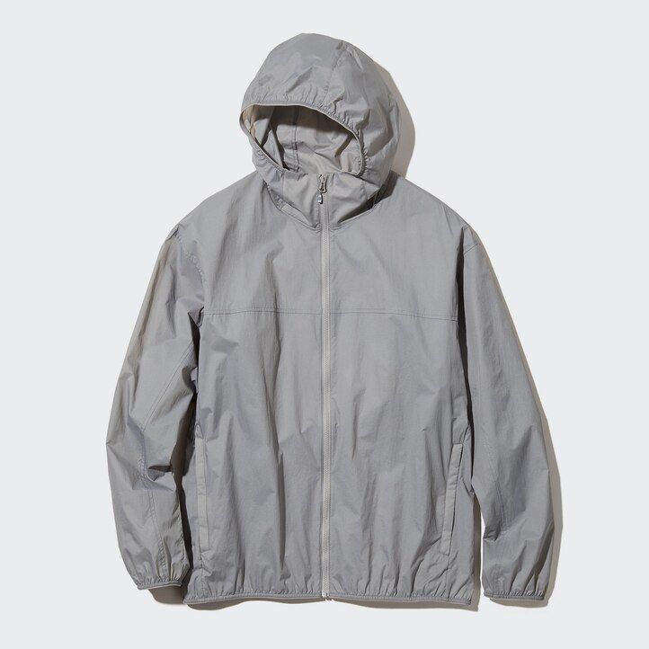 Navy Uniqlo Uv Protection Pocketable Parka | FDMSK-4768