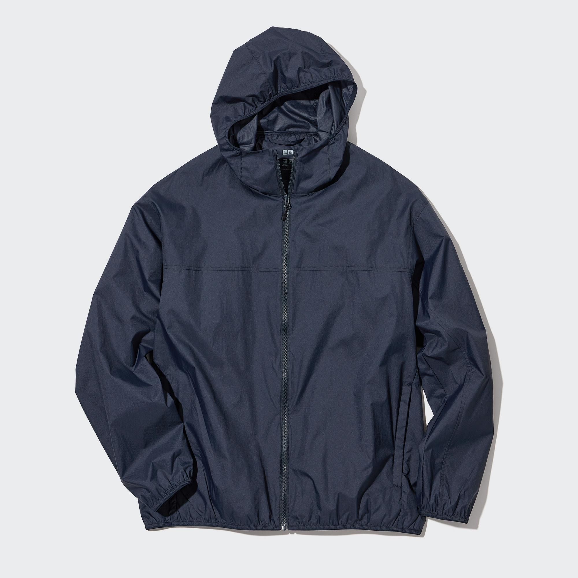 Navy Uniqlo Uv Protection Pocketable Parka | FDMSK-4768