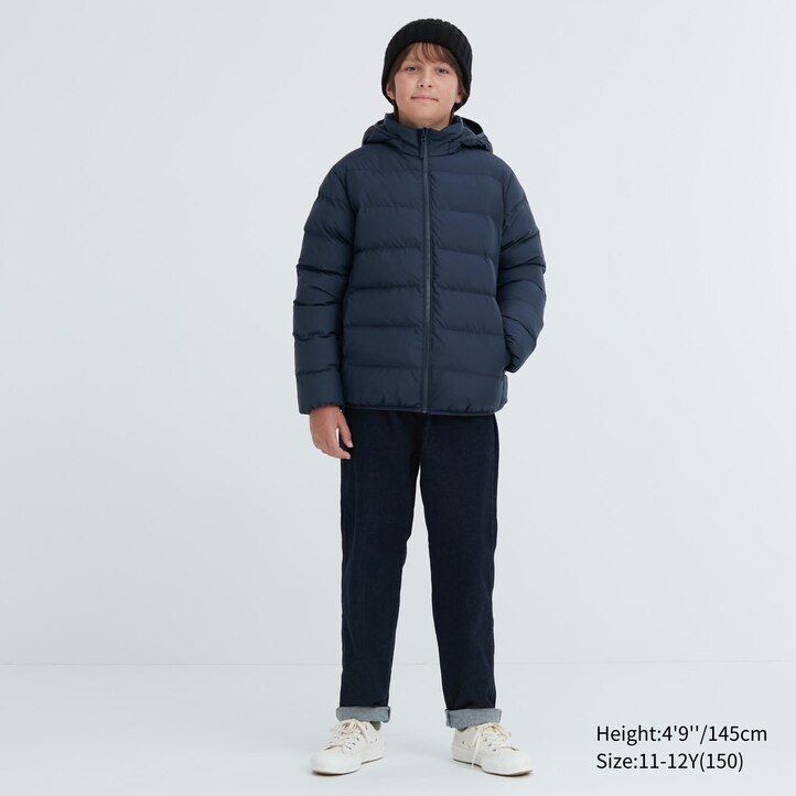 Navy Uniqlo Warm Padded Washable Hooded Parka Water Repellent | XTORI-7106