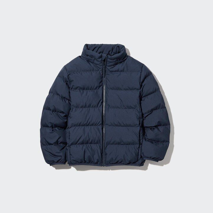 Navy Uniqlo Warm Padded Washable Hooded Parka Water Repellent | XTORI-7106