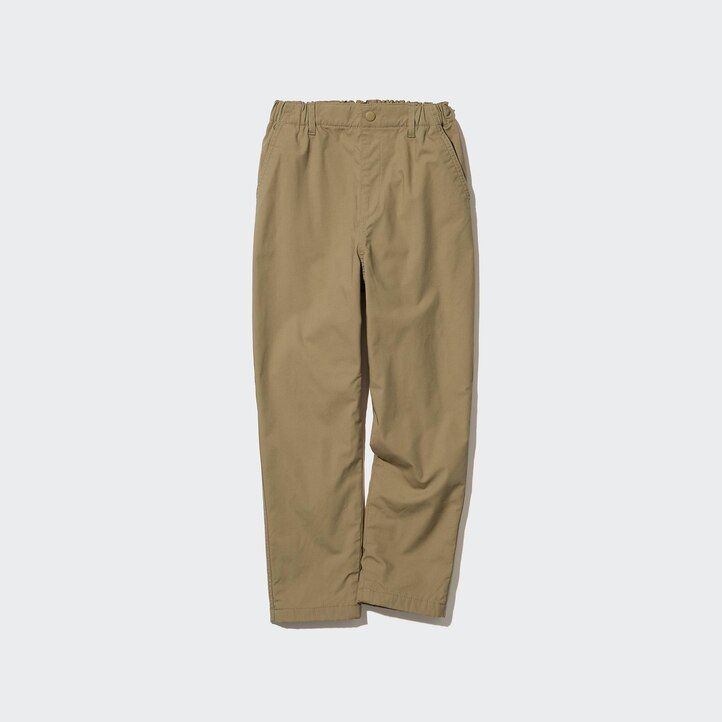 Navy Uniqlo Warm Stretch Lined Trousers Water Repellent | NTGRQ-3261