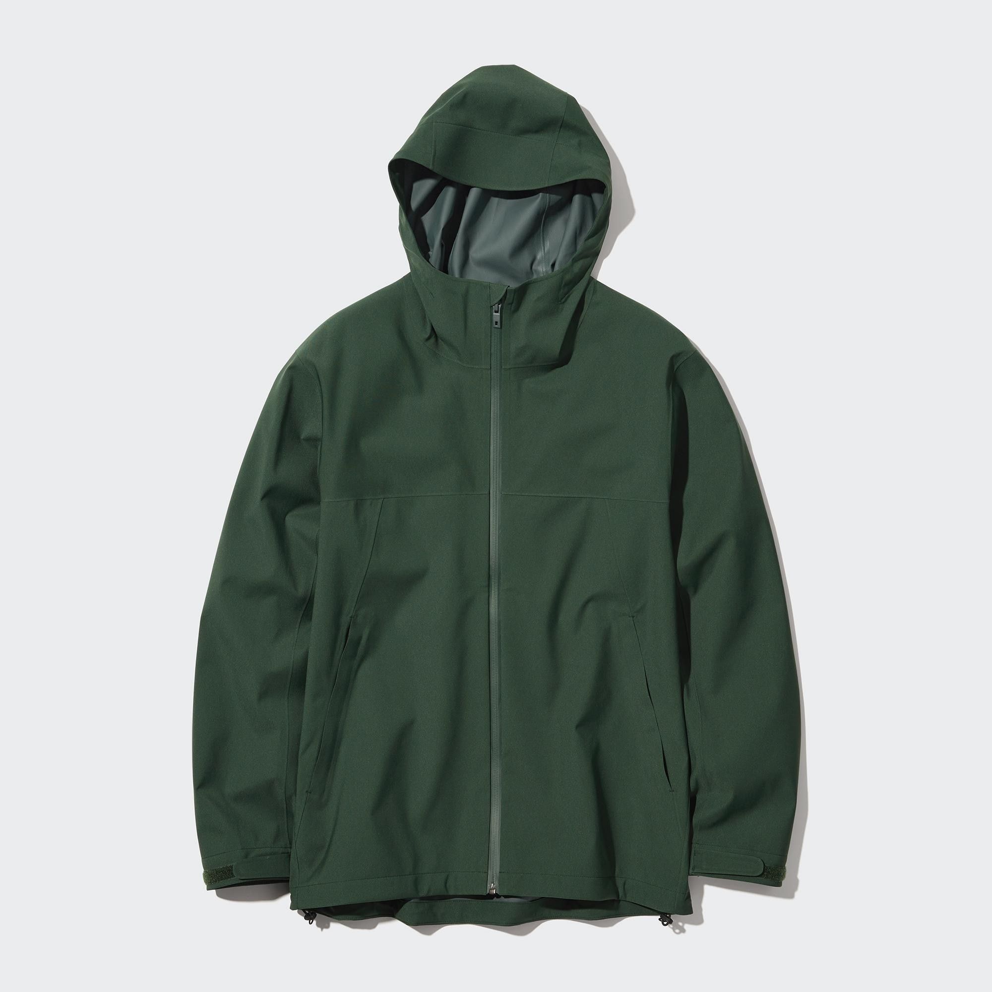 Olive Uniqlo Blocktech 3d Cut Parka | HLIBY-2490