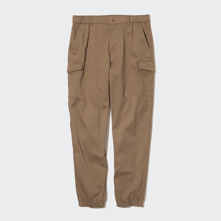 Olive Uniqlo Cargo Jogger Trousers Long | PASVY-9845