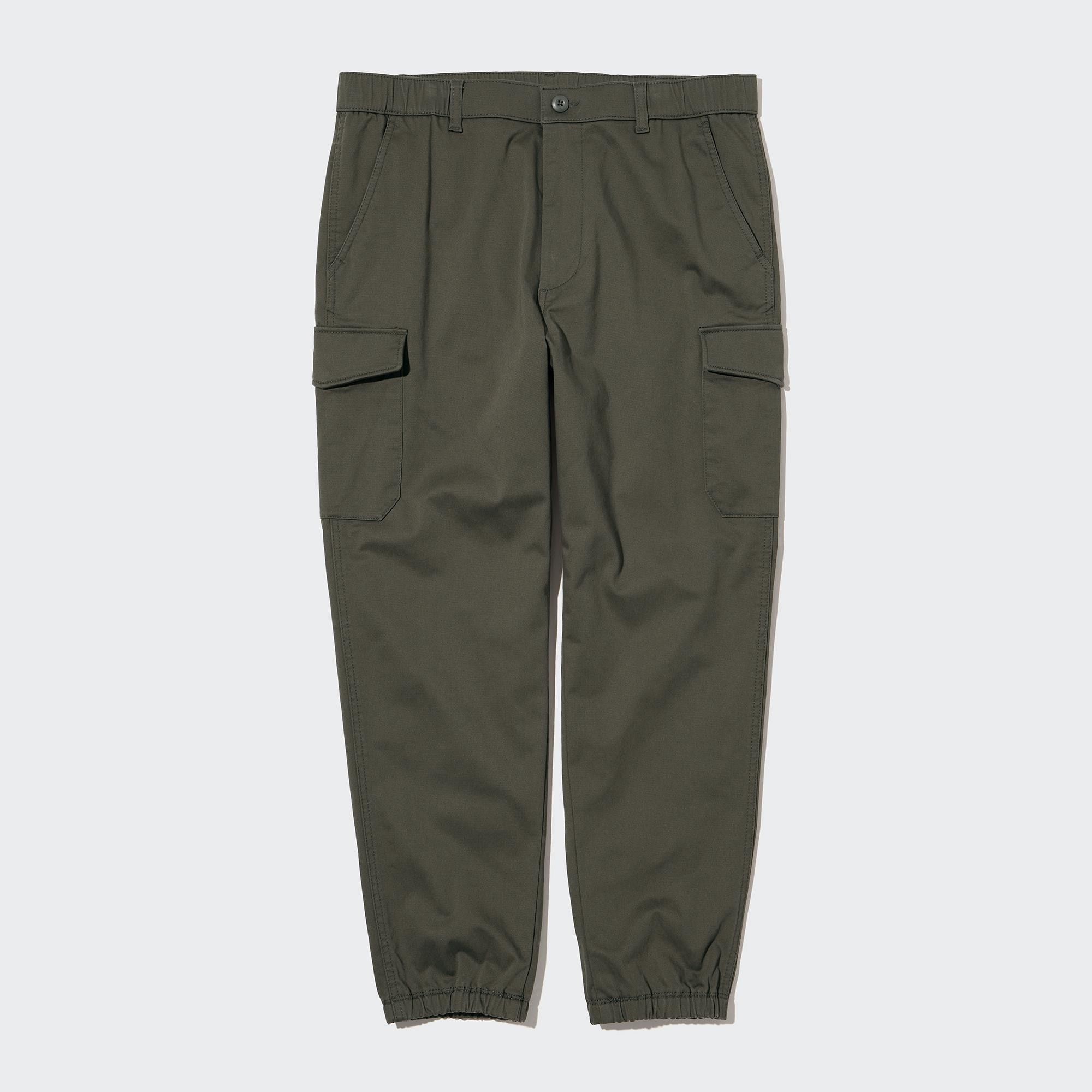 Olive Uniqlo Cargo Jogger Trousers | XZBOQ-0765