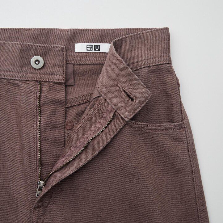 Olive Uniqlo Curved Jeans | BRZKT-7836