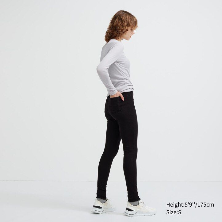 Olive Uniqlo Heattech Ultra Stretch Thermal Leggings Trousers Long | KIOSE-9502