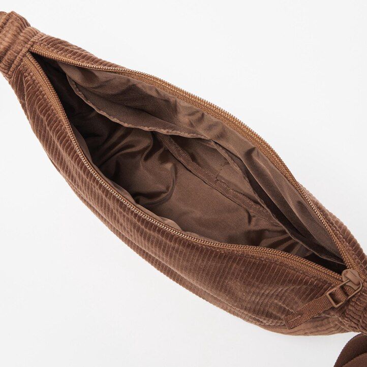Olive Uniqlo Round Mini Shoulder Bag Corduroy | TPURO-0826