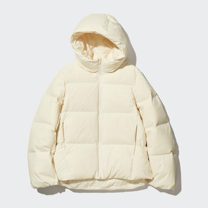 Olive Uniqlo Seamless Down Parka | KBOSF-5640