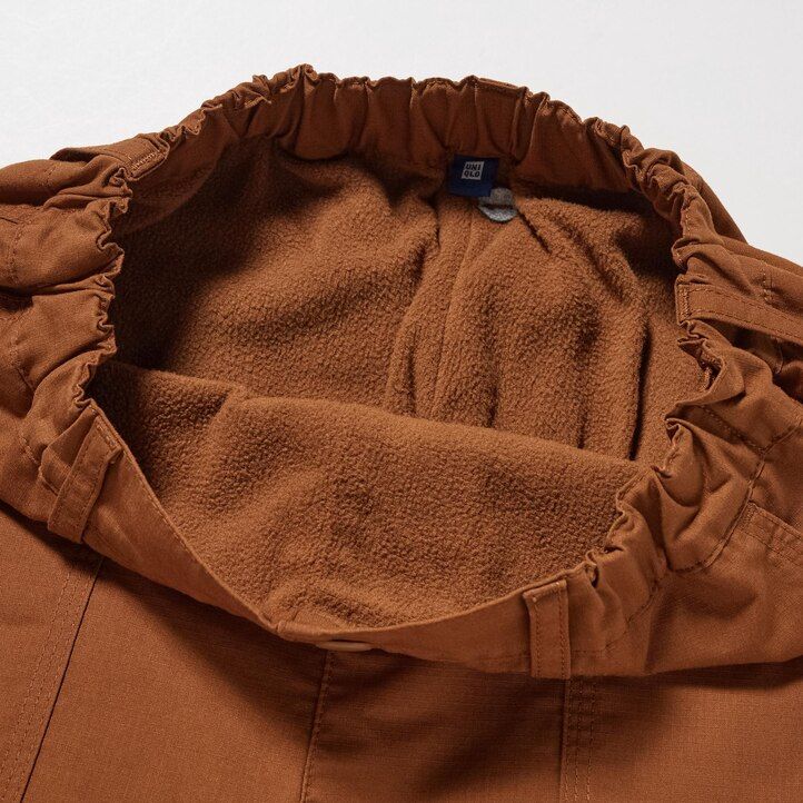 Olive Uniqlo Stretch Warm Lined Baker Trousers | CPYMN-1630