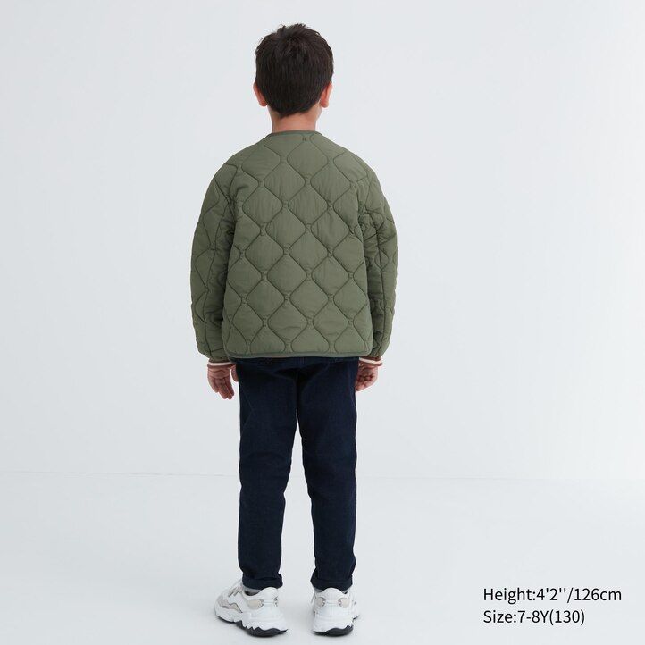 Olive Uniqlo Warm Padded Washable Jacket Water Repellent | JKQWS-0618