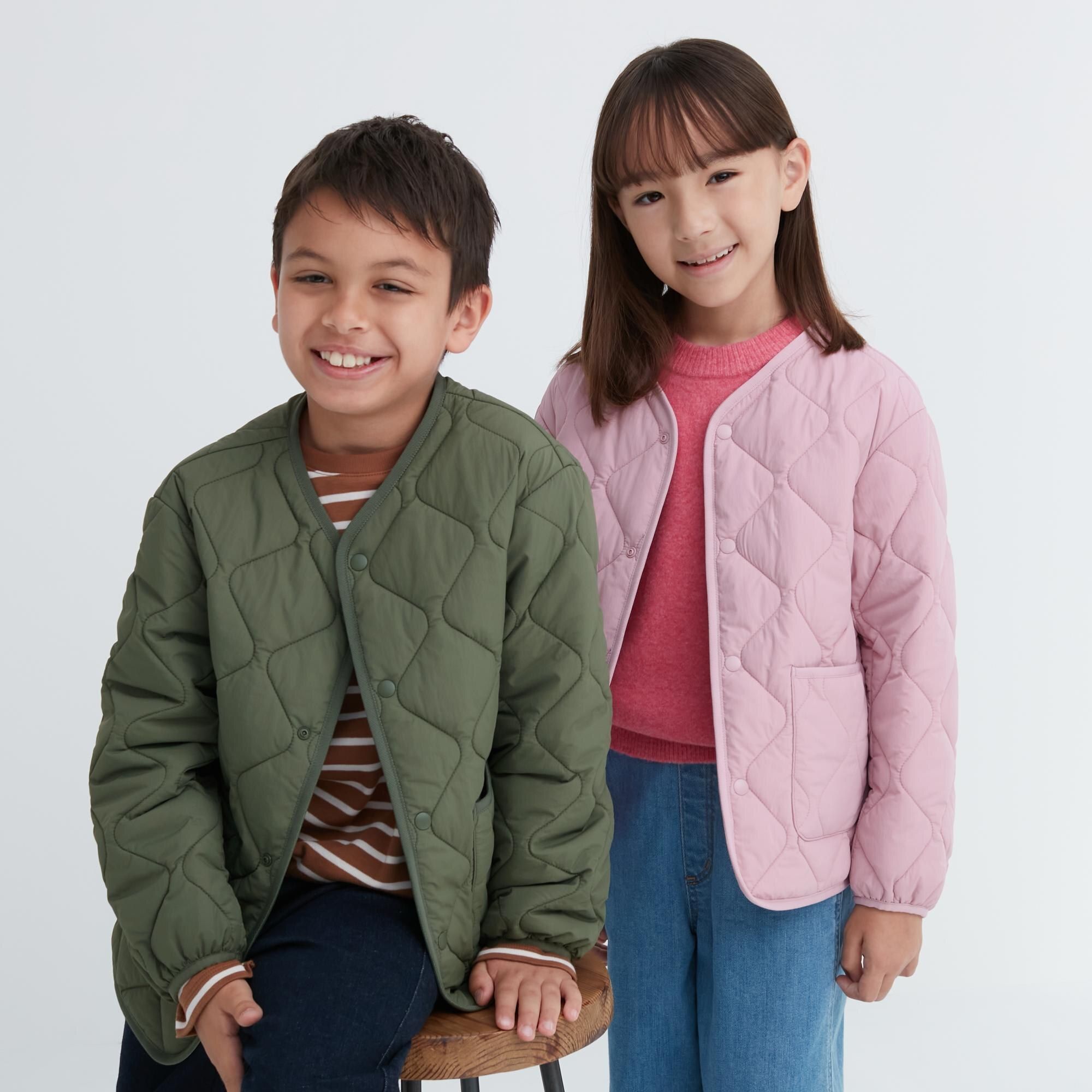 Olive Uniqlo Warm Padded Washable Jacket Water Repellent | JKQWS-0618