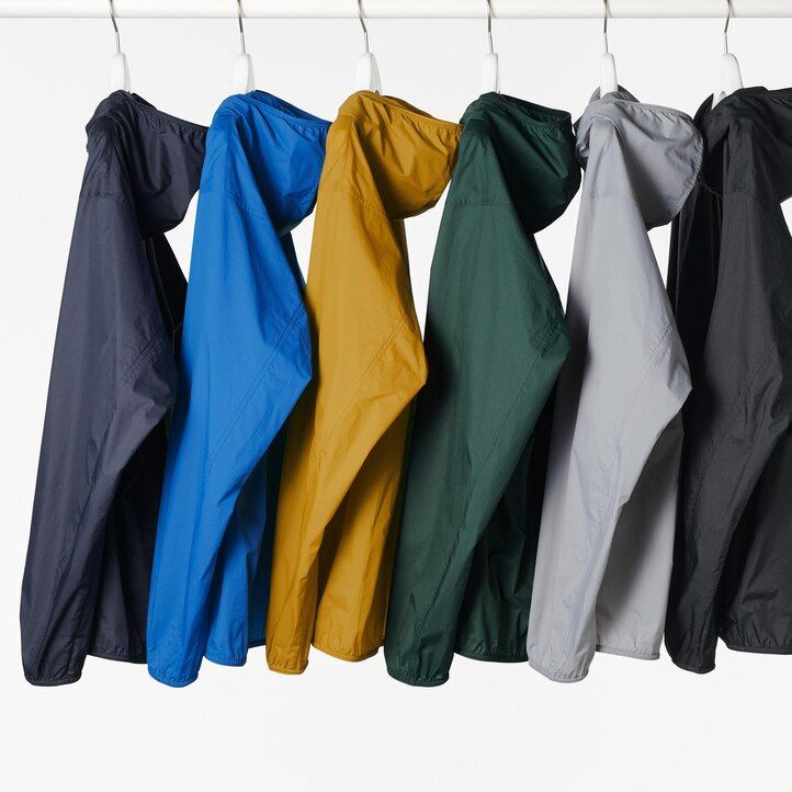Orange Uniqlo Uv Protection 3d Cut Pocketable Parka | BHCTG-7408
