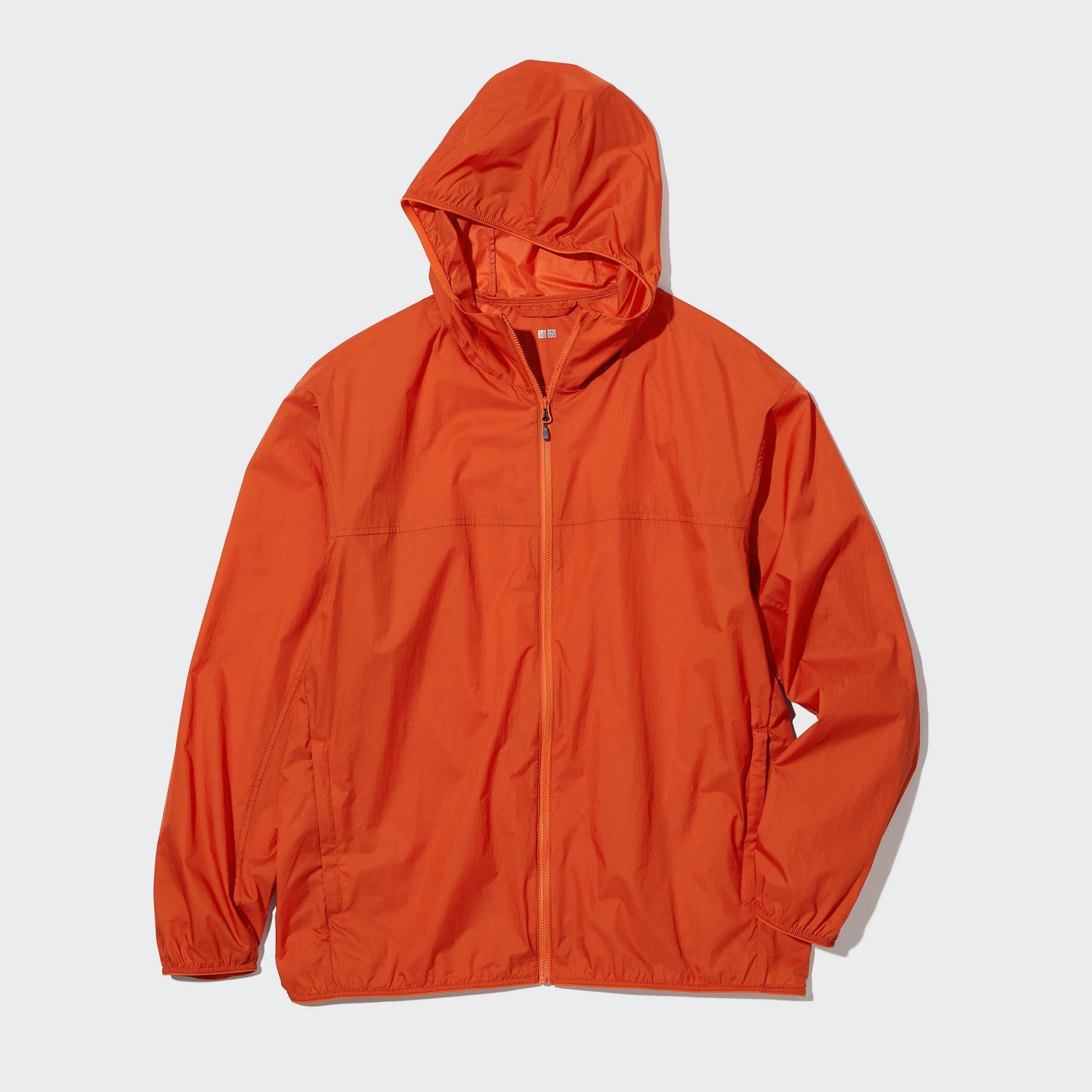Orange Uniqlo Uv Protection Pocketable Parka | URLCY-5094