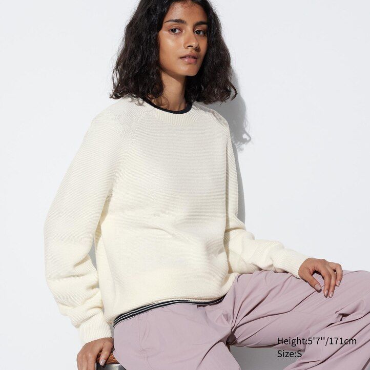Pink Uniqlo 3d Knit Seamless Crew Neck Jumper | QKWNZ-8764