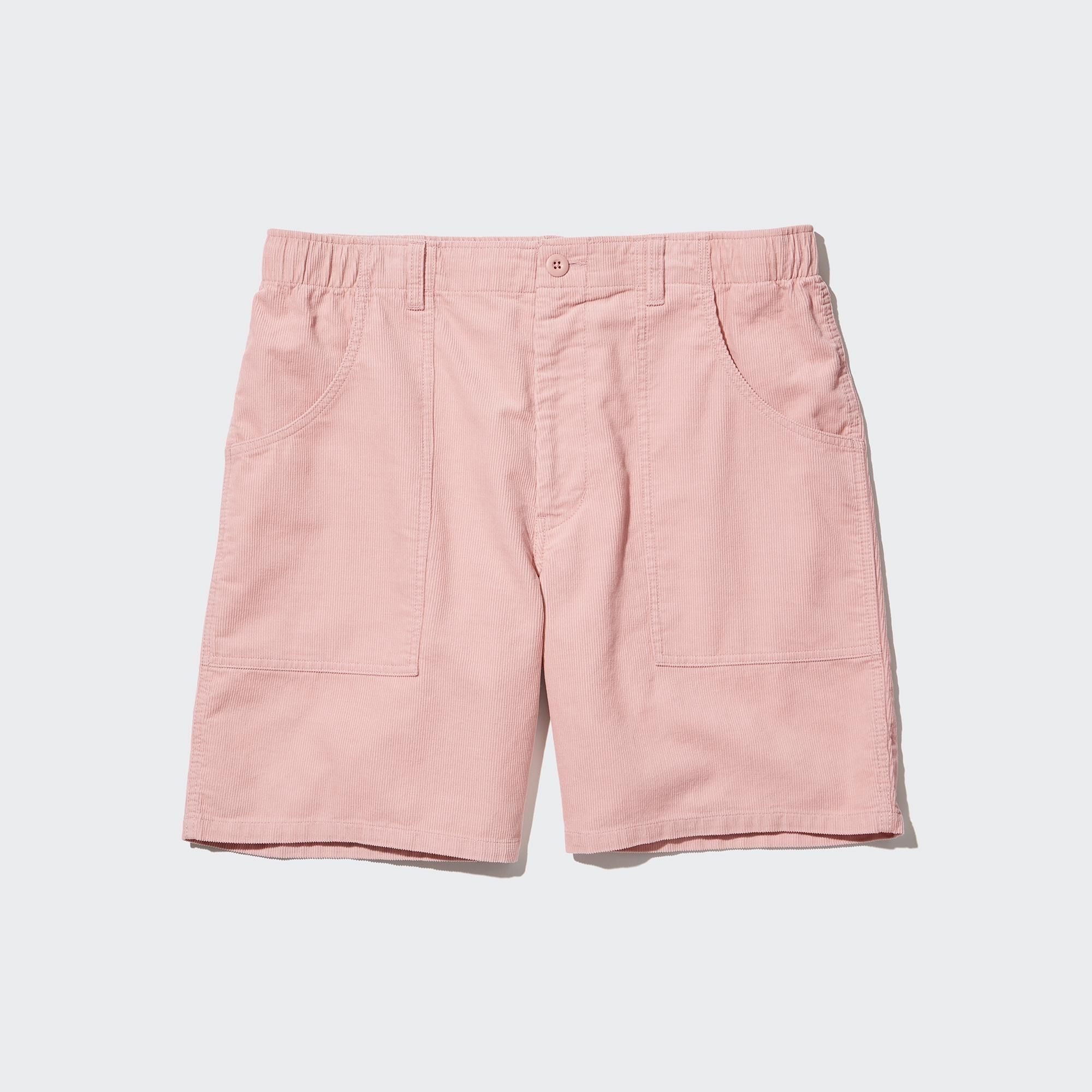 Pink Uniqlo Corduroy Shorts | ZBRTD-9026