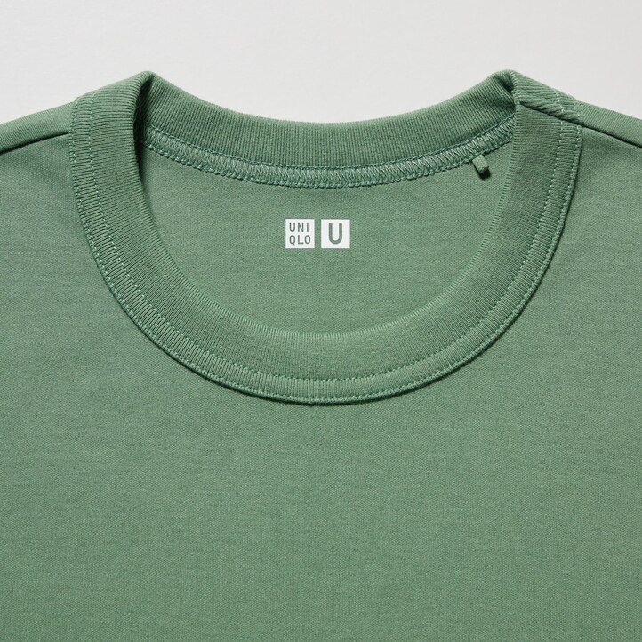 Pink Uniqlo Crew Neck Short Sleeved T-Shirt | WVCND-9853