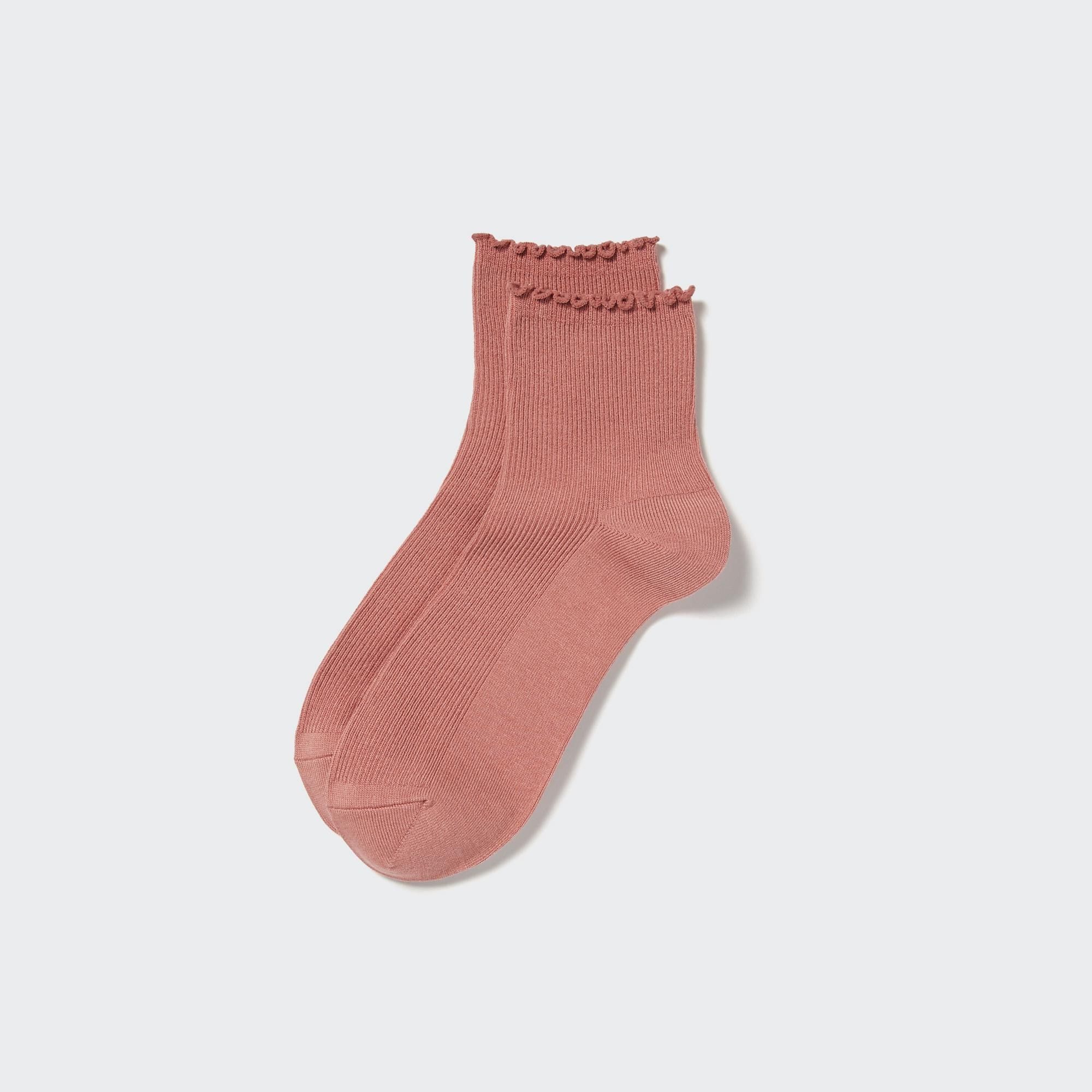 Pink Uniqlo Heattech Thermal Socks | BMTFG-8107
