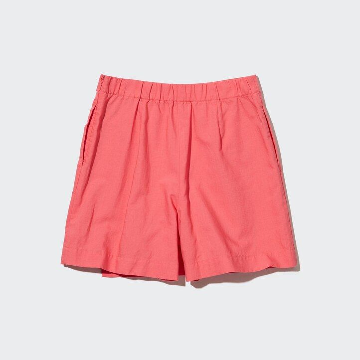Pink Uniqlo Linen Blend Skort | HAGUK-6204