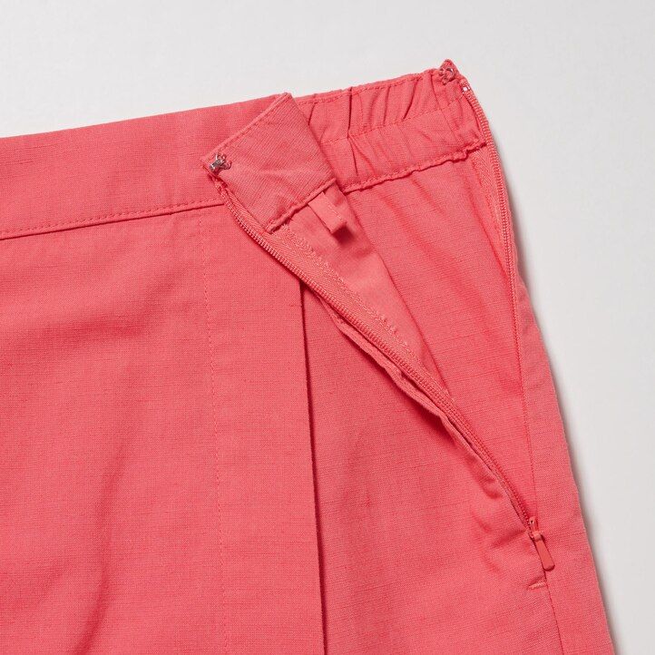 Pink Uniqlo Linen Blend Skort | HAGUK-6204