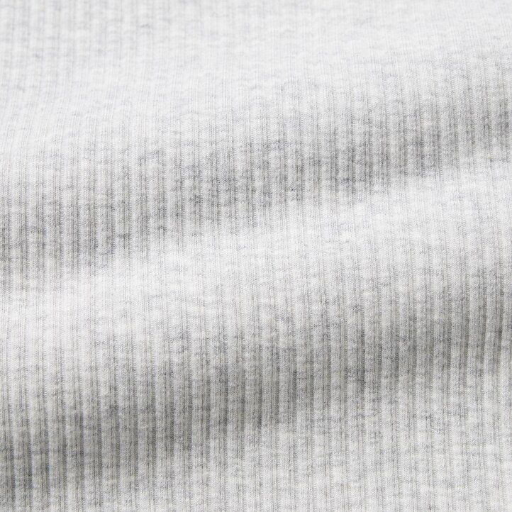 Pink Uniqlo Ribbed Cropped Crew Neck T-Shirt | TREFC-4873