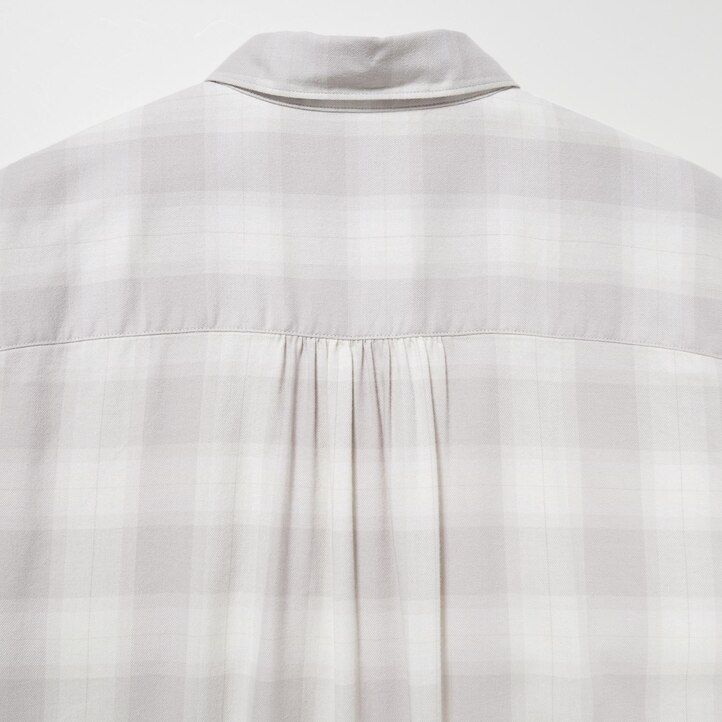 Pink Uniqlo Soft Brushed Checked Long Sleeved Shirt | XBTVA-0451