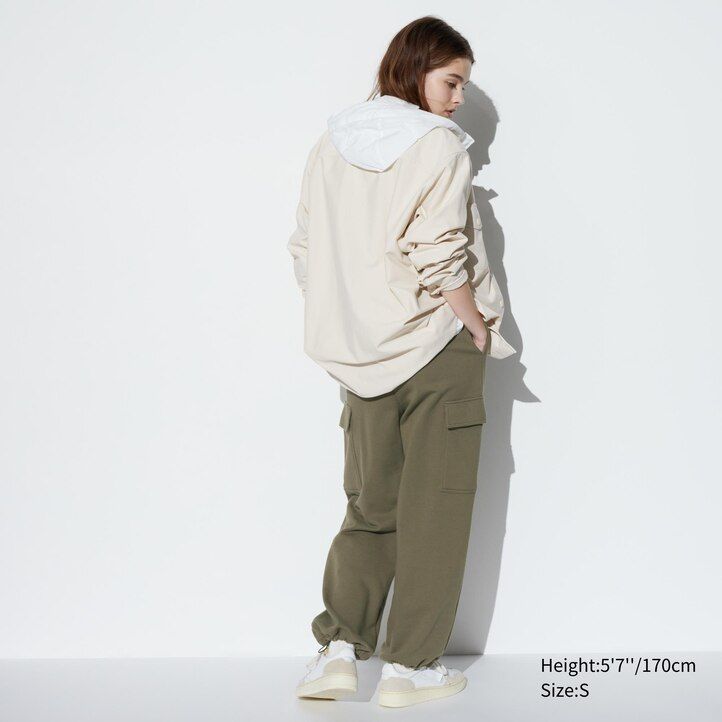 Pink Uniqlo Sweat Cargo Joggers | QAYBV-9107