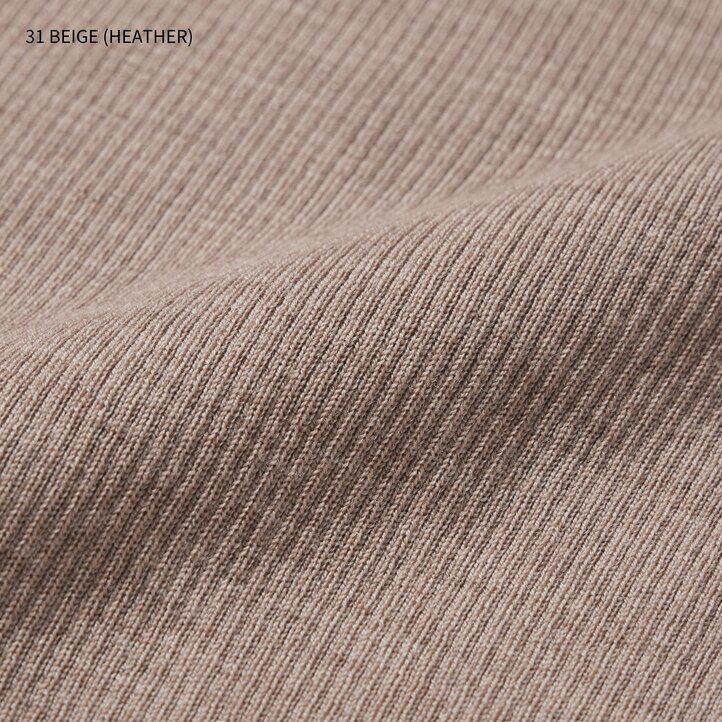 Purple Uniqlo 100pct Extra Fine Merino Ribbed Turtleneck Jumper | JOFKV-6517