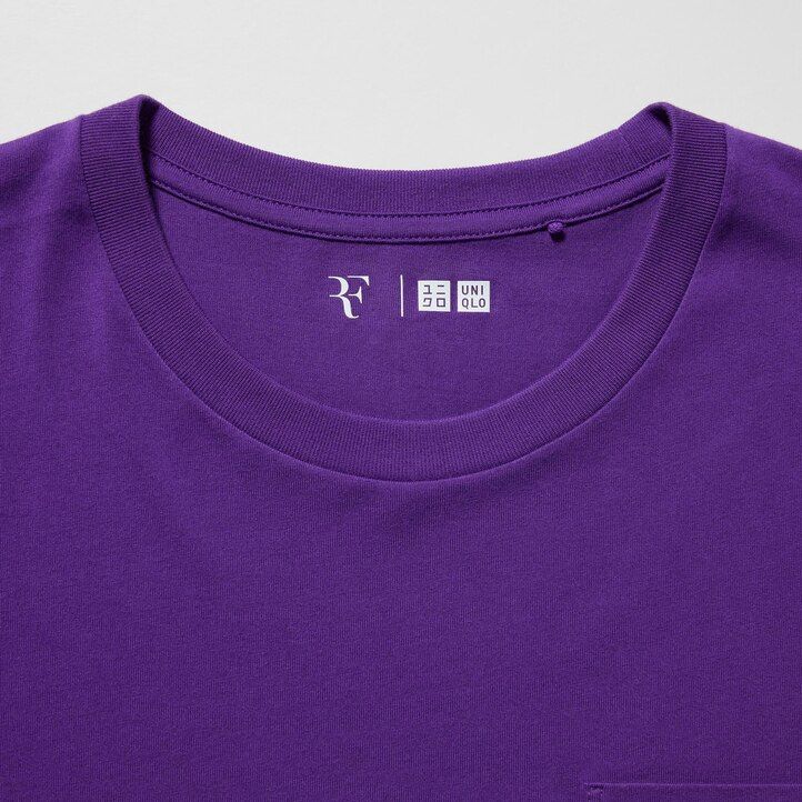 Purple Uniqlo Roger Federer Rf Graphic T-Shirt | OXPET-1607