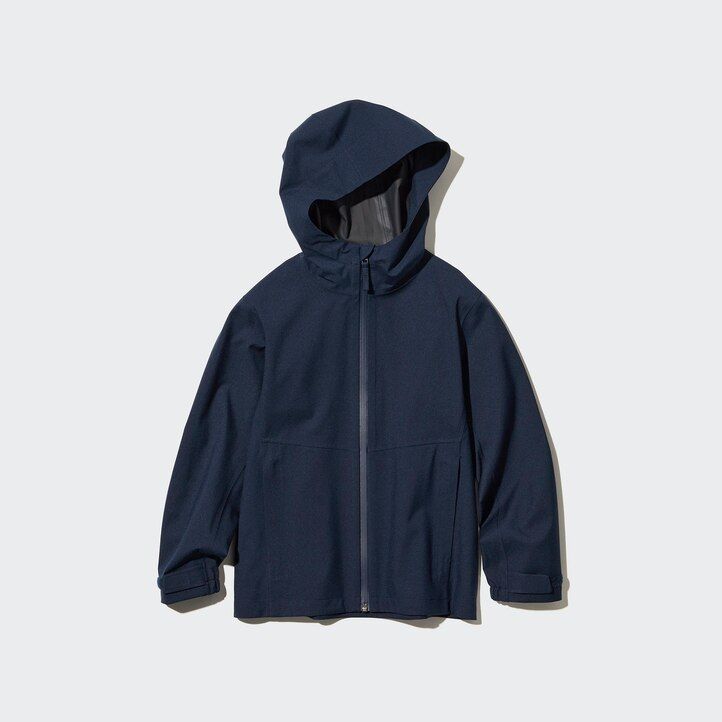 Red Uniqlo Blocktech Hooded Parka Water Repellent | DQKOS-6312
