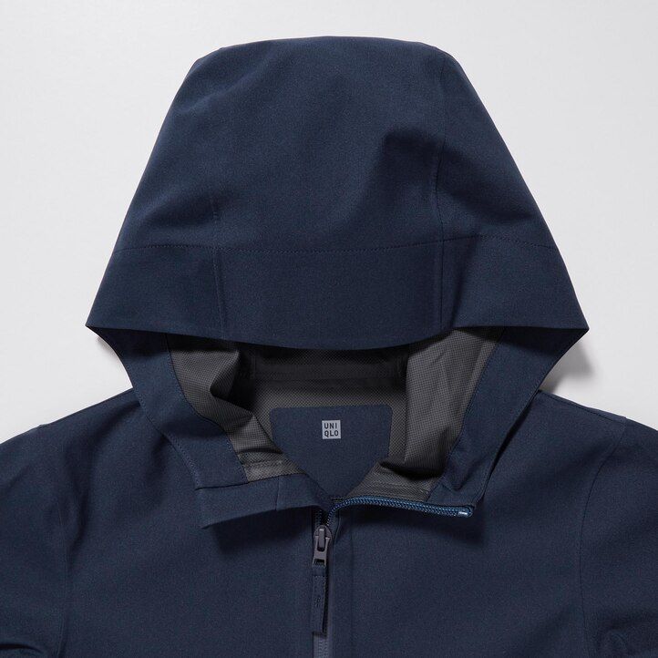 Red Uniqlo Blocktech Hooded Parka Water Repellent | DQKOS-6312