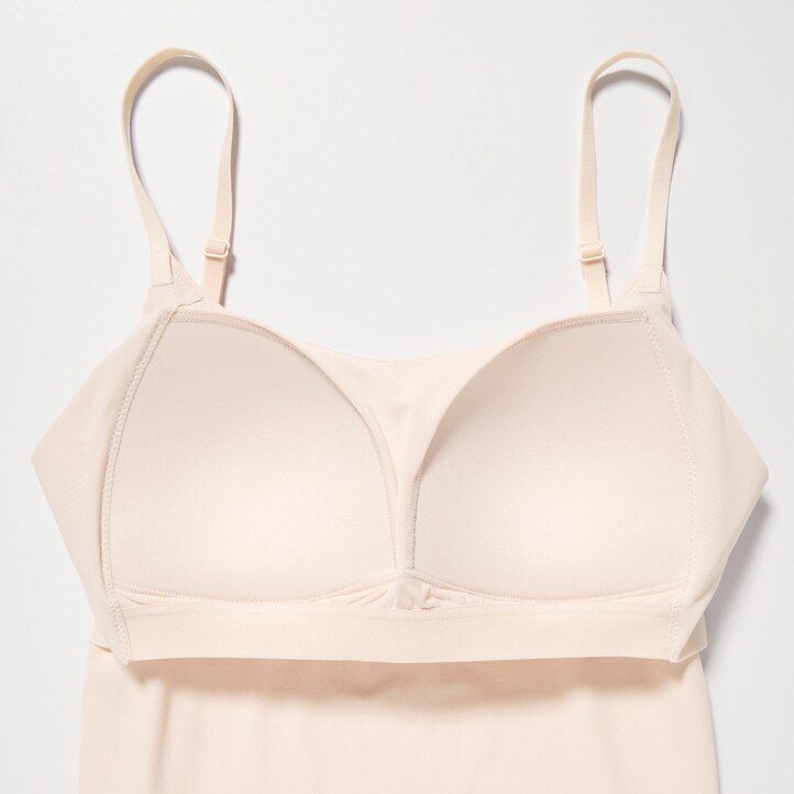 White Uniqlo Airism Camisole Bra Top | MGQRB-0568