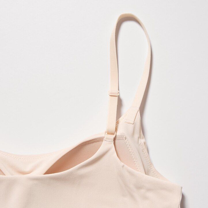 White Uniqlo Airism Camisole Bra Top | MGQRB-0568