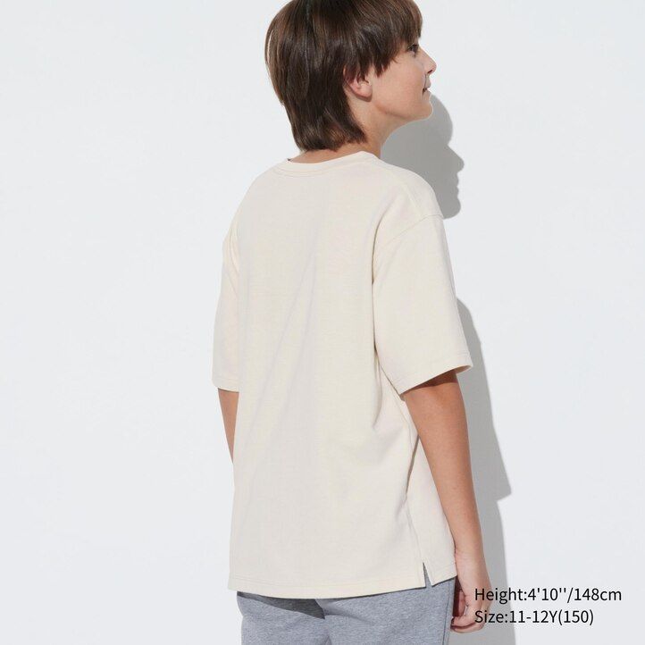 White Uniqlo Airism Cotton Crew Neck Short Sleeved T-Shirt | CGWIX-3065