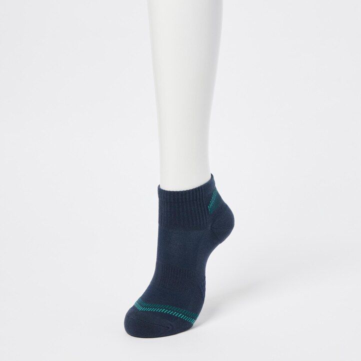 White Uniqlo Ankle Sports Socks Three Pairs | SOVEZ-0415