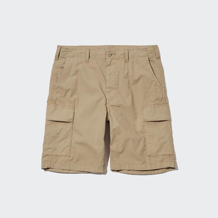 White Uniqlo Cargo Shorts | JYSDX-2814