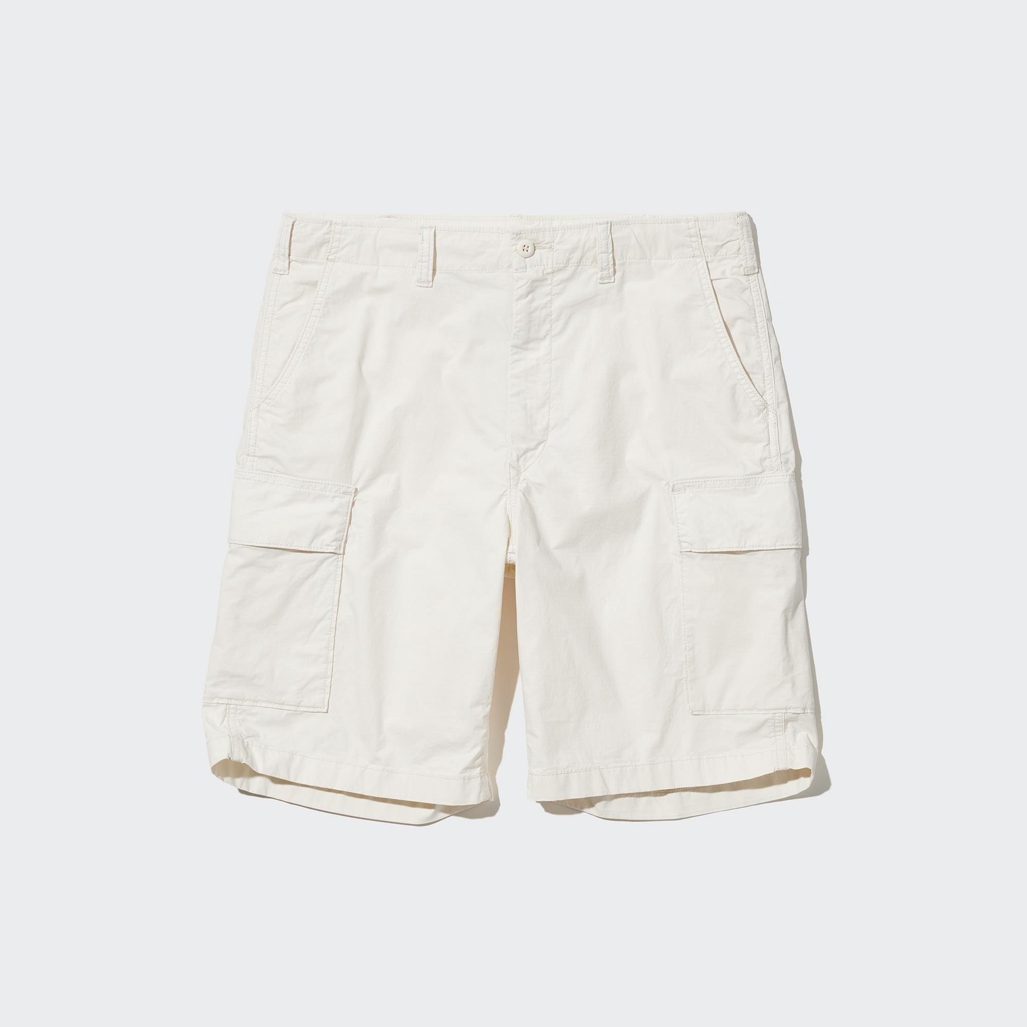 White Uniqlo Cargo Shorts | JYSDX-2814