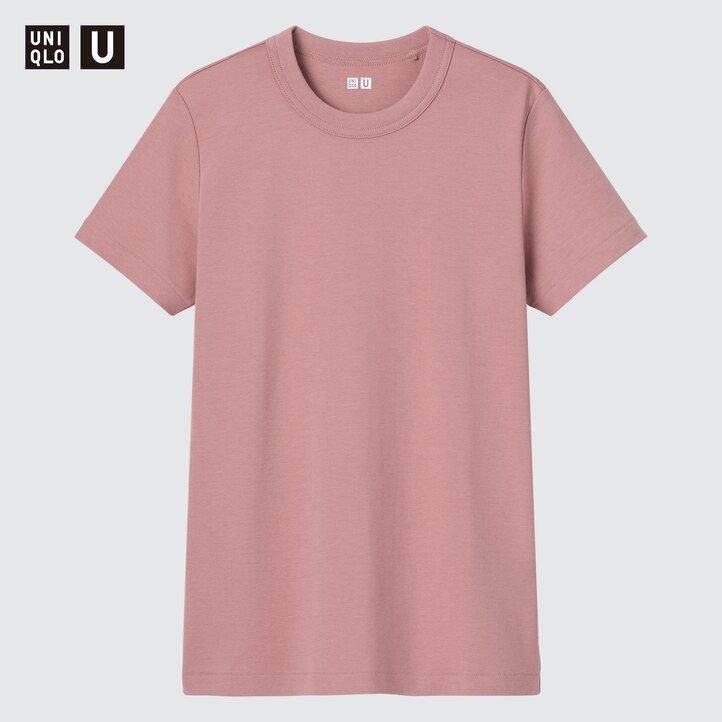 White Uniqlo Crew Neck Short Sleeved T-Shirt | XMIEC-2350