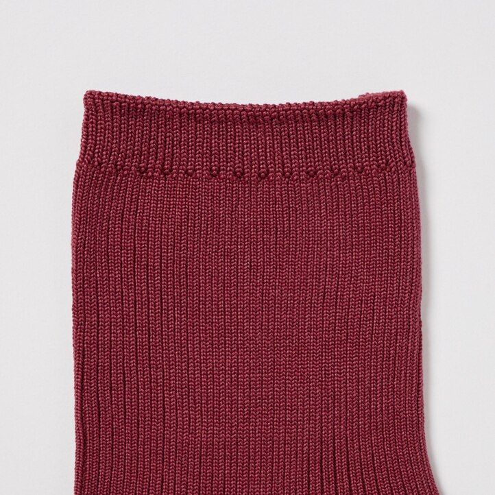 White Uniqlo Crew Ribbed Socks Three Pairs | VSFKR-2845