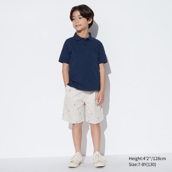 White Uniqlo Dry Pique Polo Shirt | PMHQW-8076
