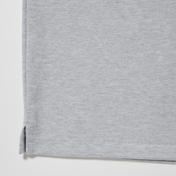 White Uniqlo Dry Pique Polo Shirt | VFOLX-3485